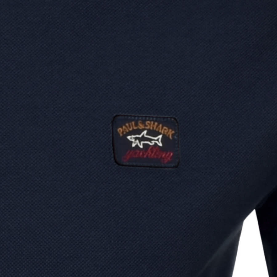 Alternative Image for ProductPaul And Shark Long Sleeved Polo T Shirt Navy3